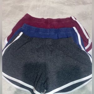 3 Color Shorts Set